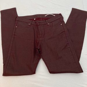 Zara - burgundy skinny jeans - size 6 US